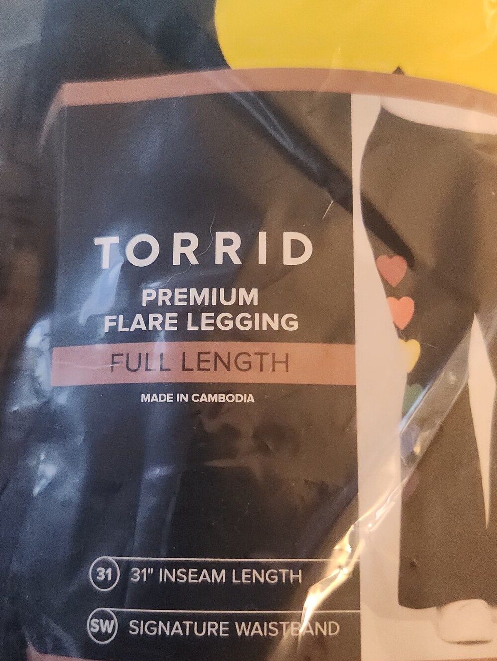 TORRID Black Premium Flare Legging - Full Length